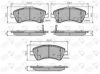 COMLINE ADB31588 Brake Pad Set, disc brake